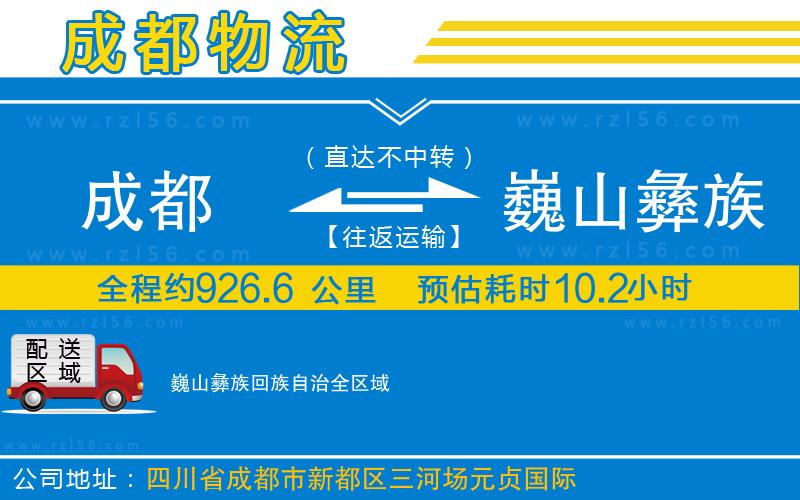 成都到巍山彝族回族自治貨運(yùn)公司