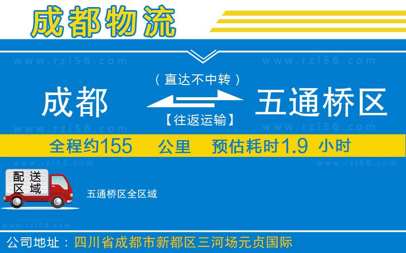 成都到五通橋區(qū)物流專(zhuān)線