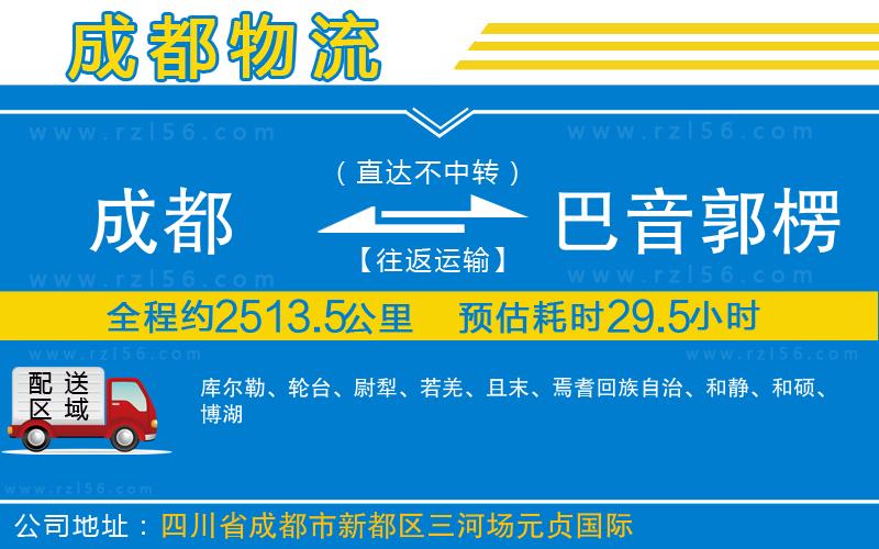 成都發(fā)巴音郭楞蒙古自治州貨運公司
