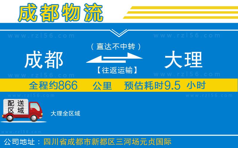 成都到大理貨運專線