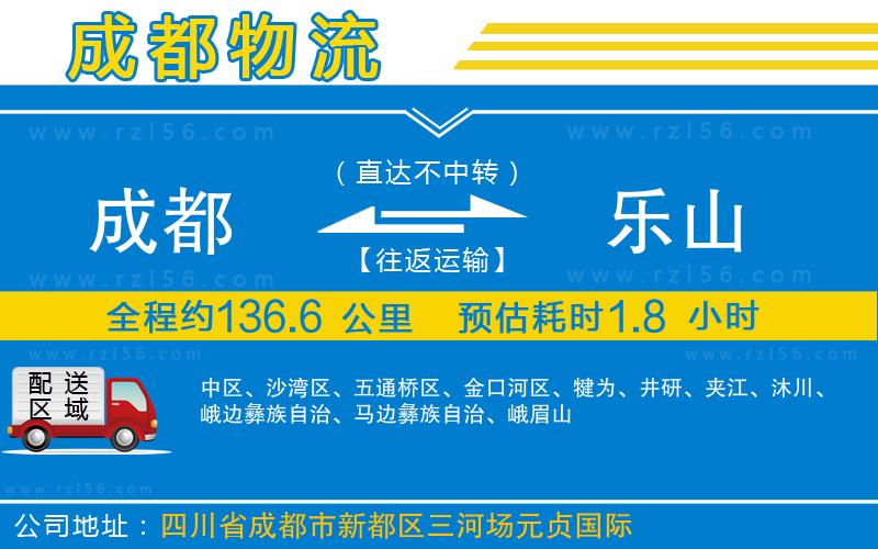 成都到樂山貨運專線