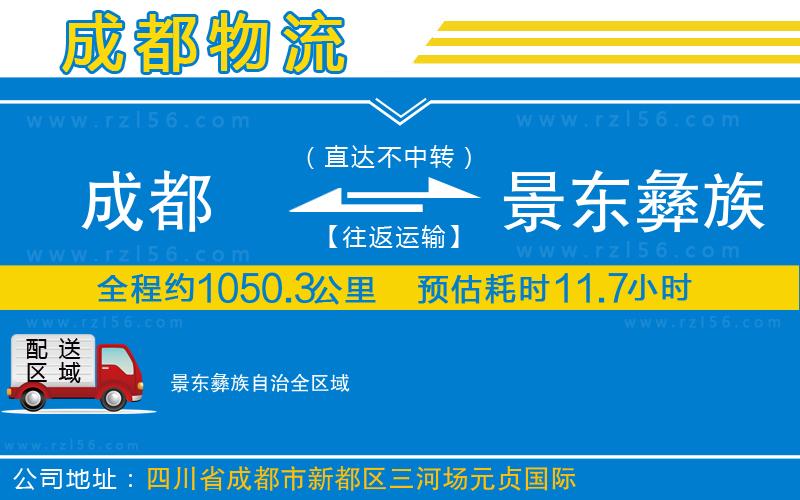 成都至景東彝族自治貨運(yùn)公司