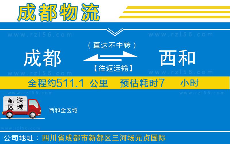 成都到西和物流專線