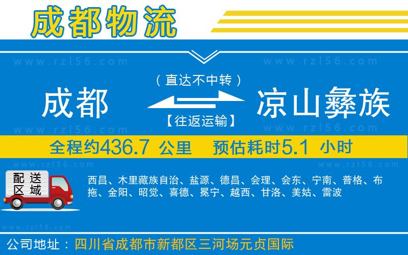 成都至涼山彝族自治州貨運公司