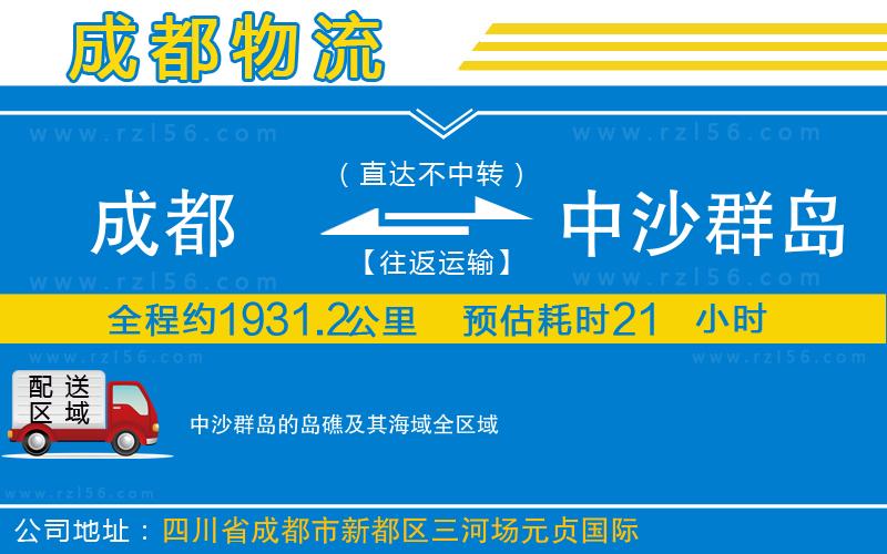 成都發(fā)中沙群島的島礁及其海域貨運公司