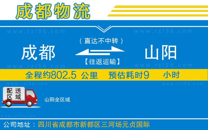 成都至山陽(yáng)貨運(yùn)