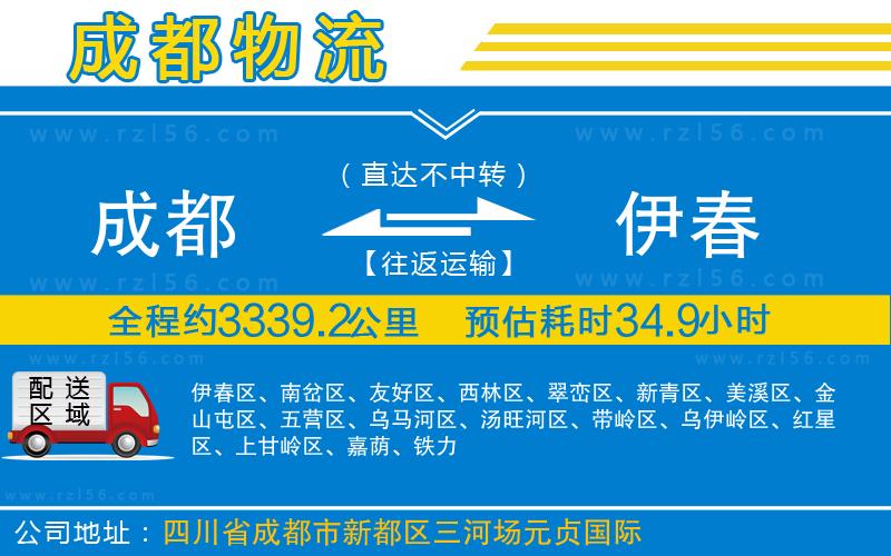 成都到伊春貨運(yùn)公司