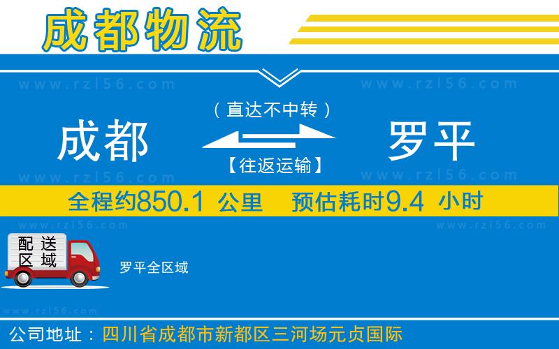 成都至羅平貨運